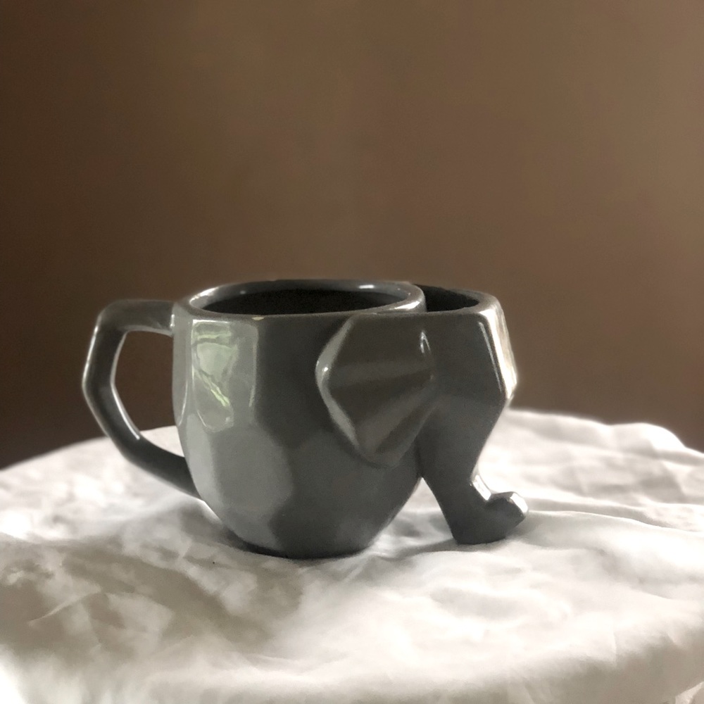 Elephant tea cup.